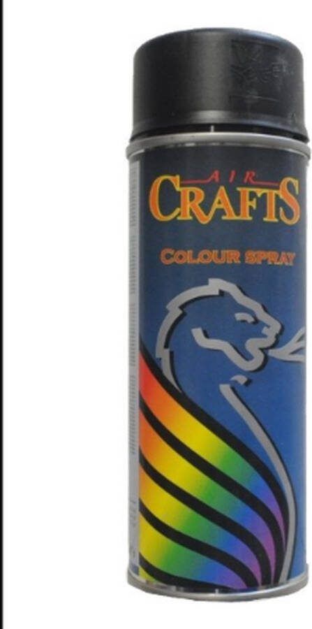 Motip aircrafts zijdeglans lak RAL 9005 diepzwart 400 ml