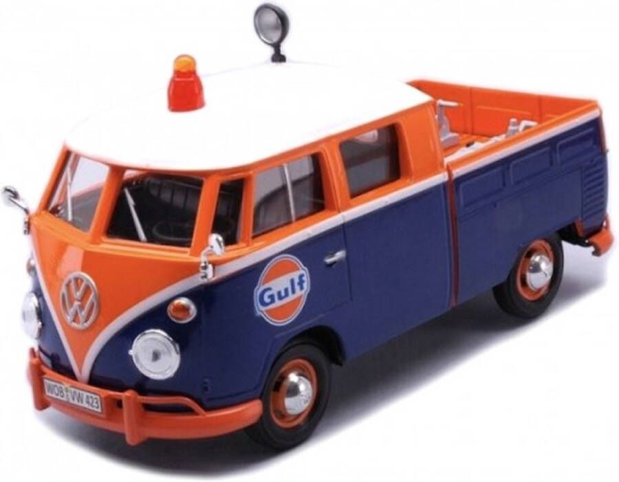 Motor Max Volkswagen Type 2 (T1) Gulf Service Pick-Up Schaalmodel 1:24