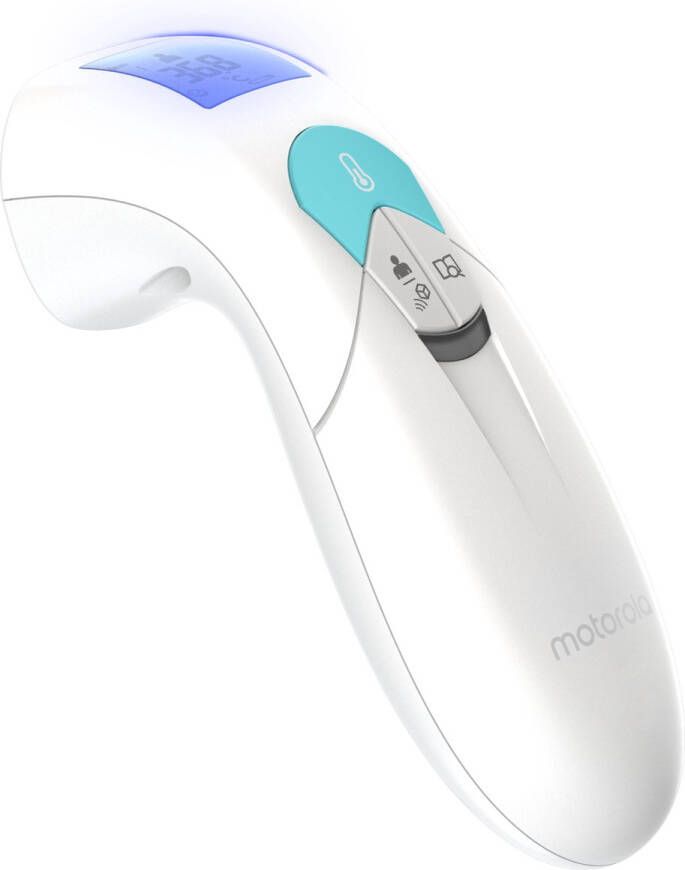 Motorola Thermometer MBP66NT Contactloos Hygiënisch Ongestoord ook voor Vloeistof en Voedsel
