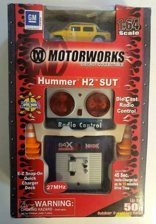 Motorworld Motorworks HUMMER H2 SUT Diecast Radio Control 1:64