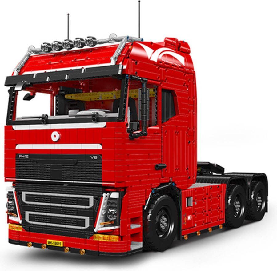 Mould King 19015 Technisch vrachtwagen van bouwstenen 4608 delen pneumatisch trekkend voertuig bouwpakket model mobiele sleeplocomotief bouwstenen met 8 motoren 2 4 G afstandsbediening en app