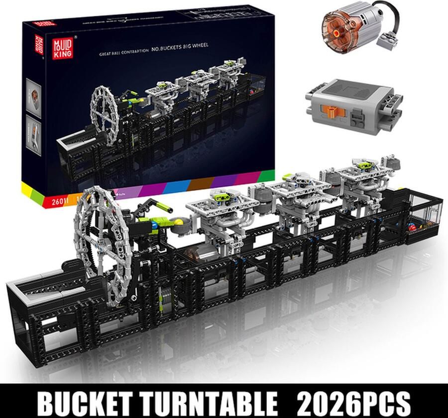 Mould King 26011 Trackball Blocks Kit Contraption bouwstenen model 2026 delen emmercarrousel heftafel