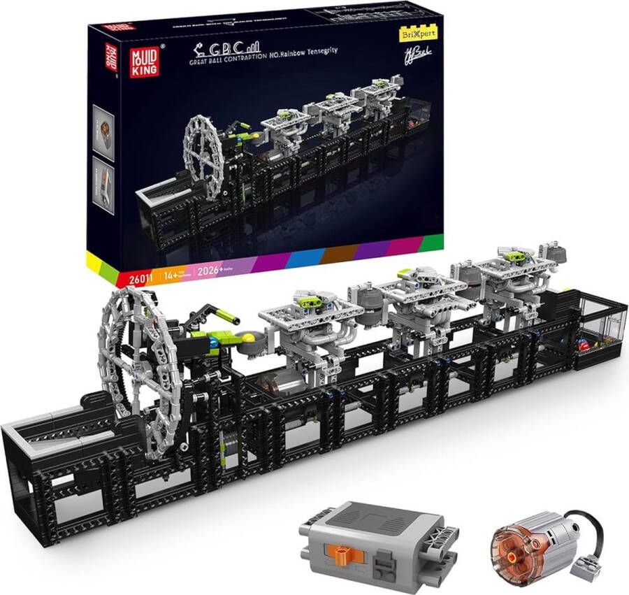 Mould King Mouldking 26011 Knikkerbaan RC Kinderen Lego compatibel 2026 onderdelen Bouwset