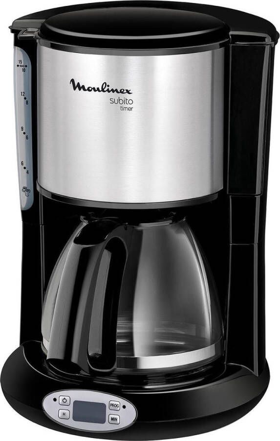 Moulinex FG362810 Cafetiere subito timer programmeerbaar filter zwart