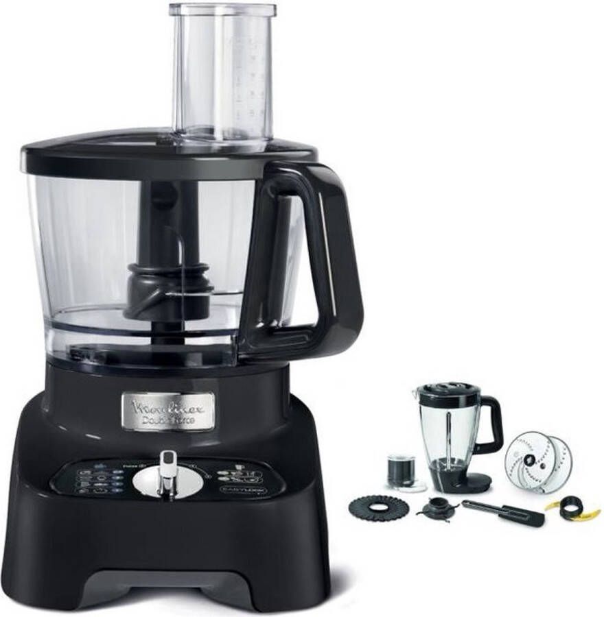 Moulinex 1000 W DOUBLE FORCE multifunctionele robot en 8 accessoires FP821811