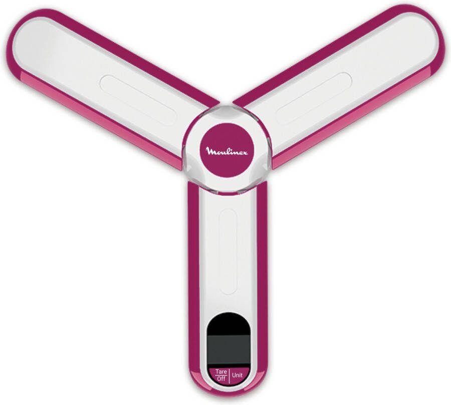 Moulinex INGENIO BN5400 Roze Wit Elektronische keukenweegschaal