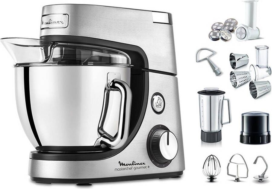 Moulinex MasterChef Gourmet+ QA613DB1 Keukenmachine 1100W 8 snelheden