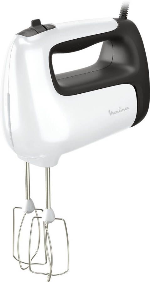 Moulinex Elektrische keukenmixer 500W Turbo-instelling 5 snelheden 2 gardes + 2 roestvrijstalen + HM460110