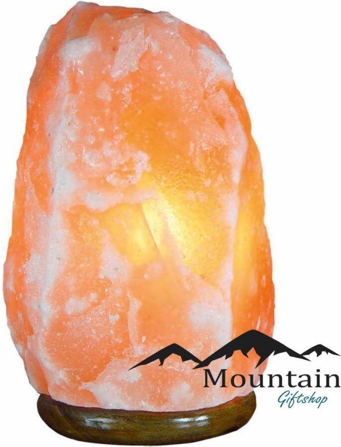 Mountain-giftshop Zoutlamp 8-10 KG Himalayazoutlamp – Tafellamp – Sfeerlamp – Himalaya Zoutsteen Nachtlamp .XL zoutlamp