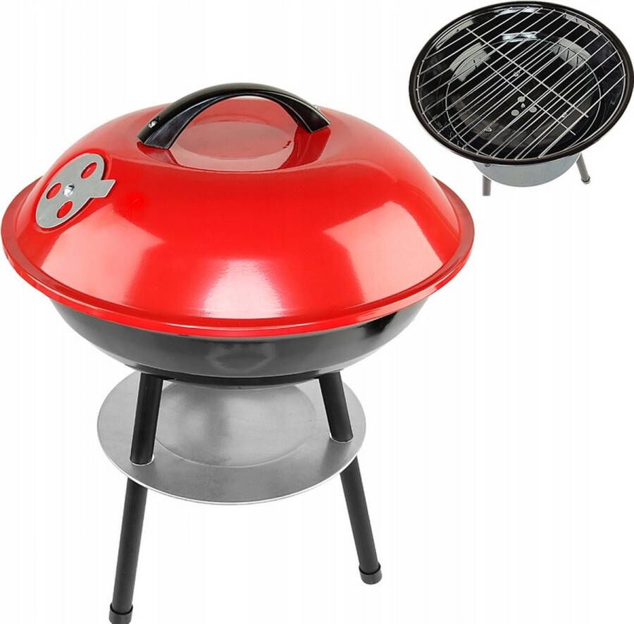 MOZY Draagbare BBQ Houtskool Barbecue Rond Barbecue 36 cm Herbruikbaar Camping Barbecue Kamperen Reis BBQ Festival Barbecue Grill
