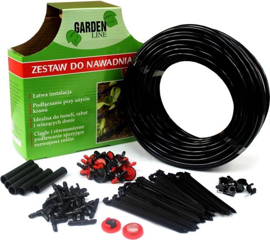 MOZY Mist Slang 23 meter Vernevelaar Mist Sprayer Mist Verstuiver Mist Spray Vernevelaar Tuin Mist Vernevelingssysteem Vernevelaar Slang Nevelsproeiers Nevelsproeier Irrigatiesysteem Irrigatie Waterdruppelaar