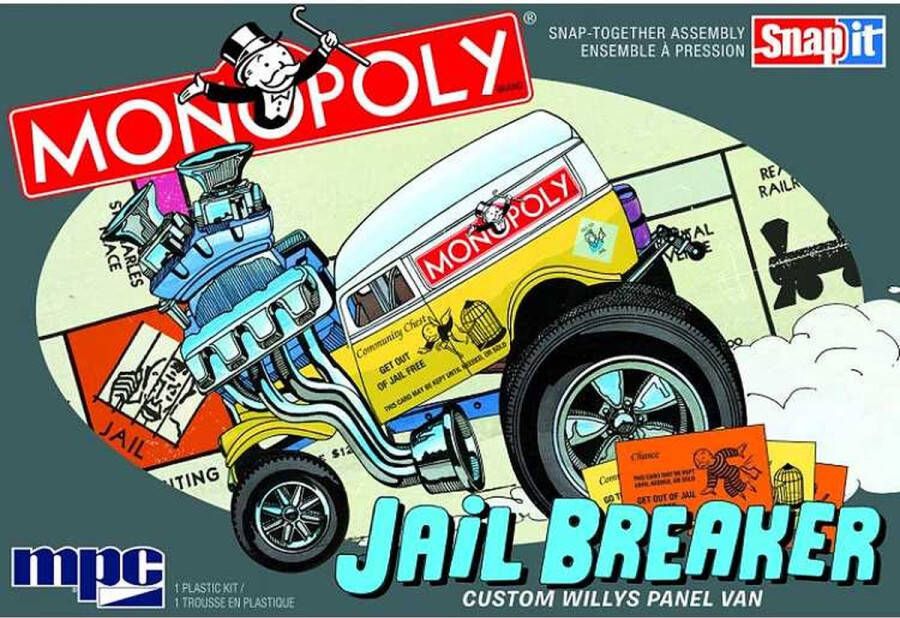 MPC modelbouw kit Monopoly Jail Breaker 1:25