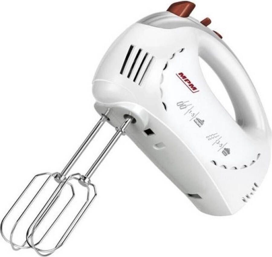 MPM handmixer met turbo functie 300W MMR-15 wit