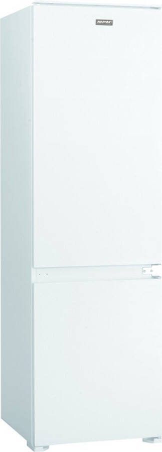 MPM Inbouw Koelvriescombinatie Koelkast met Ingebouwde vriezer 259 liter Deur Links Rechts LED verlichting Wit