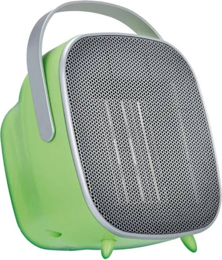 MPM Mobiele Heater in Modern Design 5 Temperatuur Instellingen met Timer Max. 1500W Kachel Elektrisch Groen