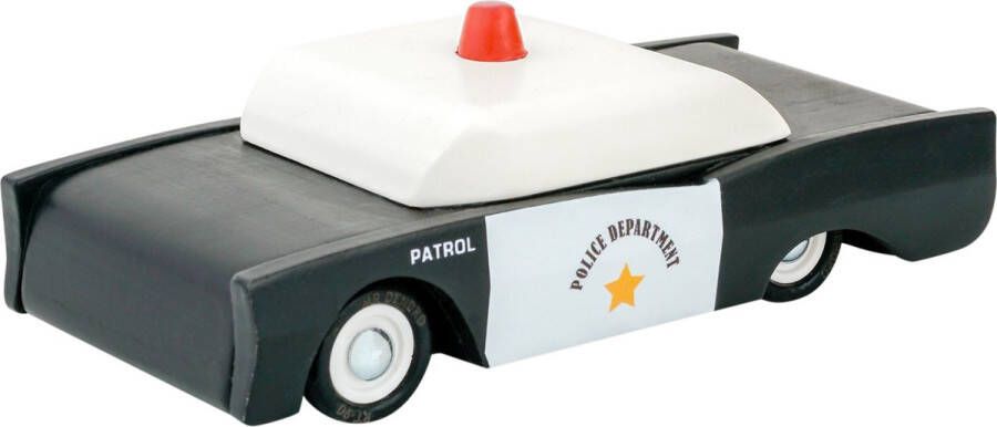 Mr. Dendro Politie Auto grote speelgoedauto 12 5cm houten speelgoed auto vanaf 3 jaar