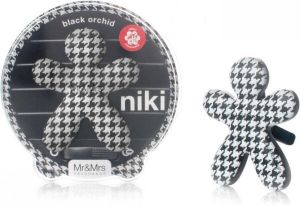 Mr&Mrs Fragrance Niki Luchtverfrisser Voor Auto Met Refill Black Orchide