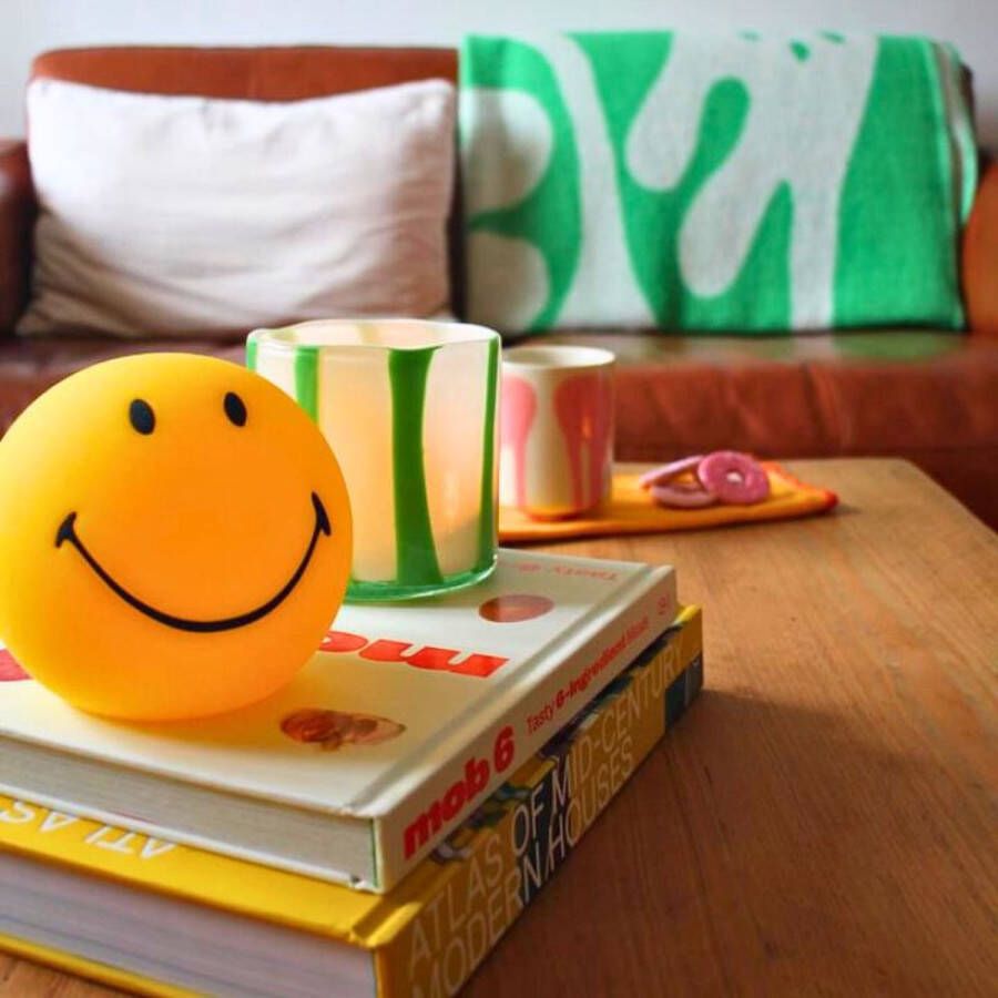 Mr Maria Smiley Bundle of Light 11 cm LED lamp Geel