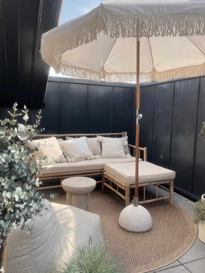 MrCarpet Jute Buitenkleed Rond Tuintapijt Groot buitenkleed Outdoor Beige naturel 240cm