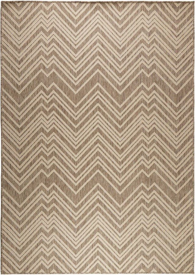 MrCarpet Superdeal Buitenkleed Tuintapijt Buiten vloerkleed Salerno Zand Bruin 160 x 230cm