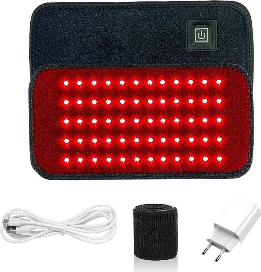 MrGoods Infraroodband Infraroodlamp Roodlicht therapie Draagbaar Onderrug Schouders Benen Red Light therapy
