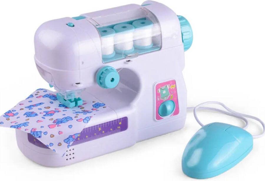 MrGoods Kinder Naaimachine voor Beginners & Kinderen Kindernaaimachine Met LED Licht Vanaf 3 Jaar Lichtpaars