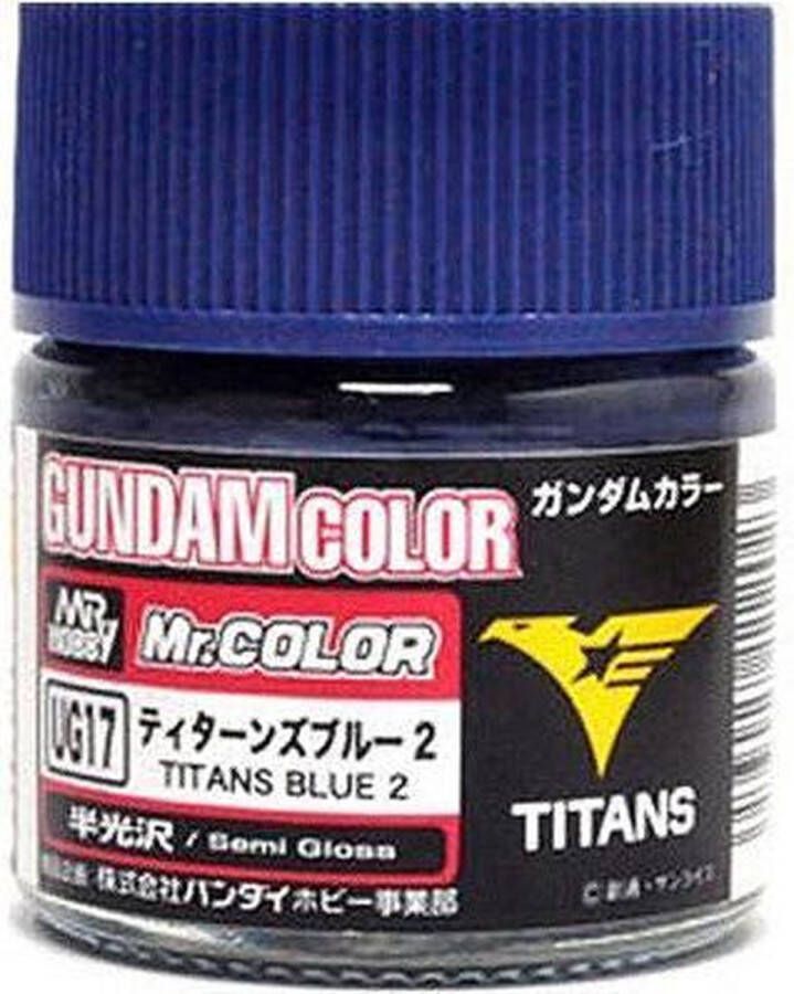 Mrhobby Gundam Color (10ml) Titans Blue 2 (Mrh-ug-17)