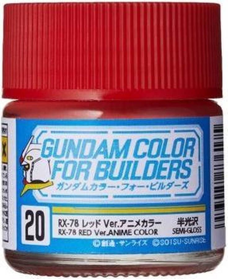 Mrhobby Gundam Color For Builders Rx-78 Red (Mrh-ug-20)