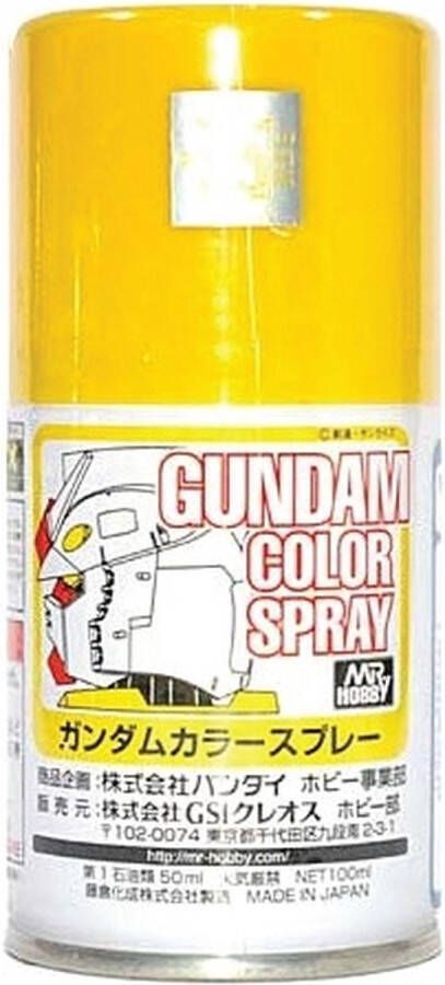 Mr. Hobby Mrhobby Gundam Color Spray (10ml) Ms Yellow (Mrh-sg-03) modelbouwsets hobbybouwspeelgoed voor kinderen modelverf en accessoires