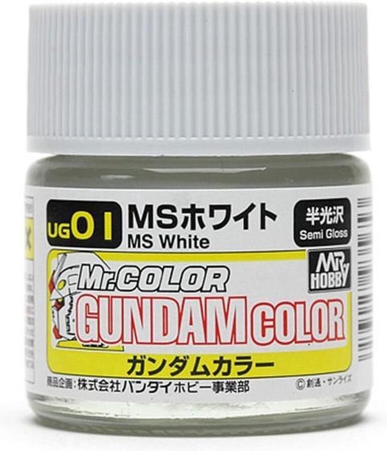 Mrhobby Gundam Color (10ml) Ms White (Mrh-ug-01)