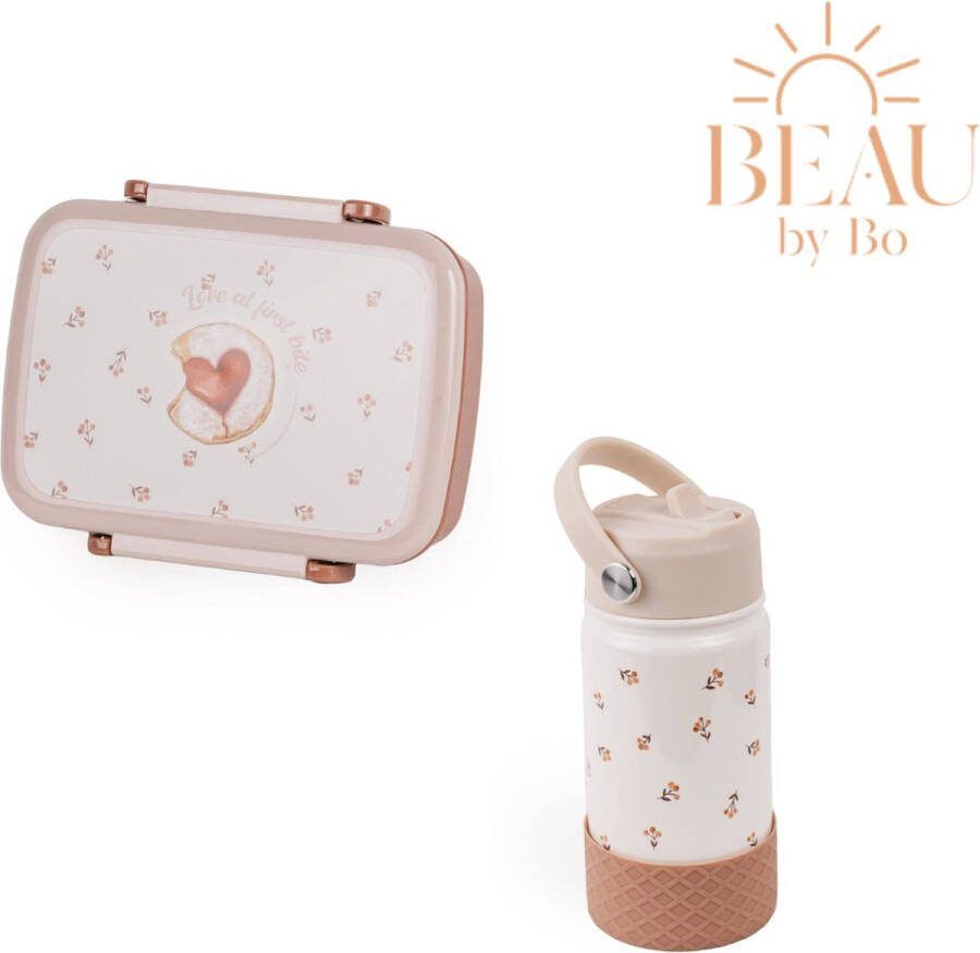 Mrs Ertha BEAU by Bo Bentobox + Drinkfles Flower Buds