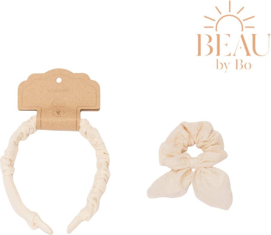 Mrs Ertha BEAU by Bo Haaraccessoires Haarband + Scrunchie Vanilla