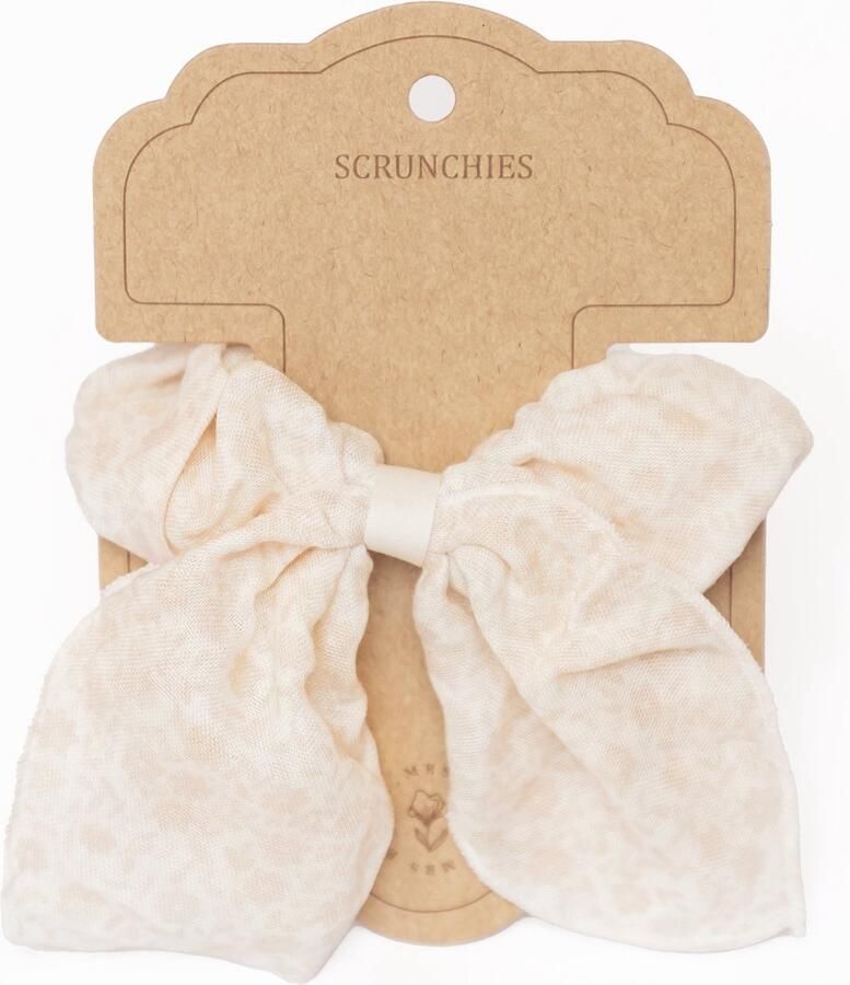 Mrs Ertha Scrunchies met strik Bouquet Silhouette