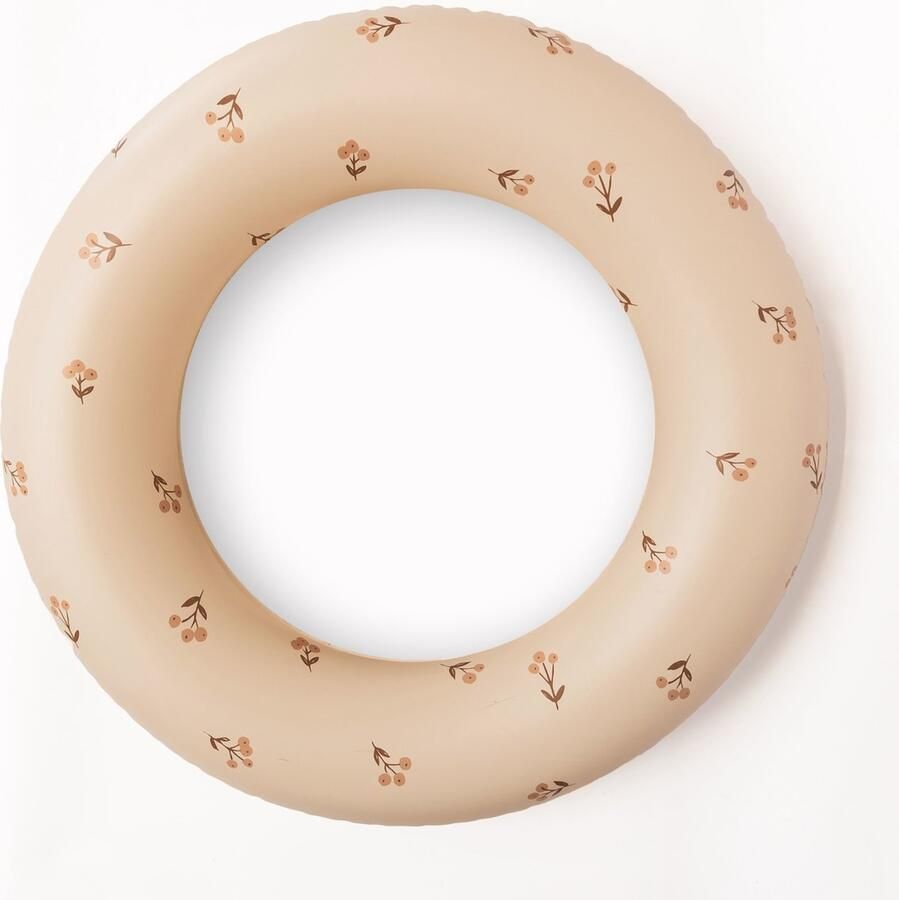 Mrs Ertha Zwemband Zwemring beige biscuit flower buds 3+ jaar Ø 45 cm