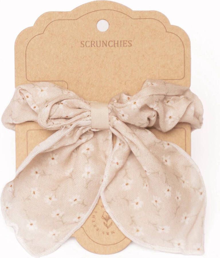 Mrs Ertha Scrunchies met strik Little Daisys
