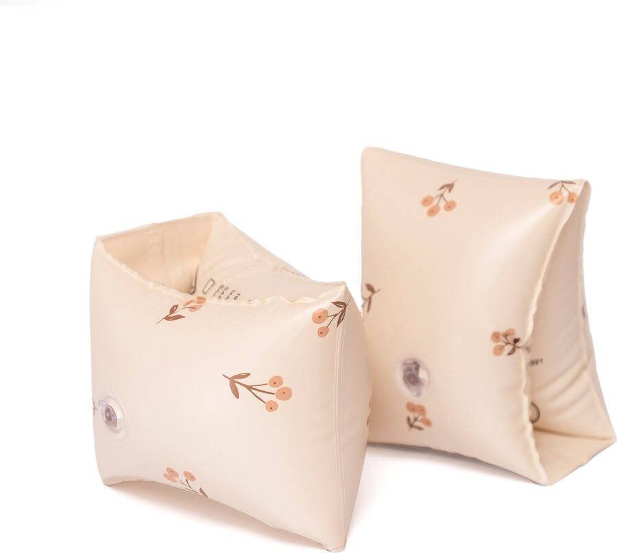Mrs Ertha Zwembandjes Zwemvleugels beige Flower buds 11-30 kg 2-6 jaar