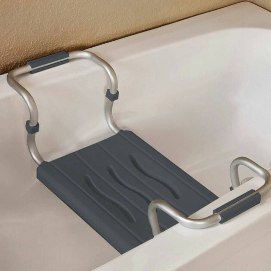 Spirella MSV Badkamer Bad zitje stoel kruk Verhoogd zittend douchen uitschuifbaar 55 tot 65 cm Krukjes
