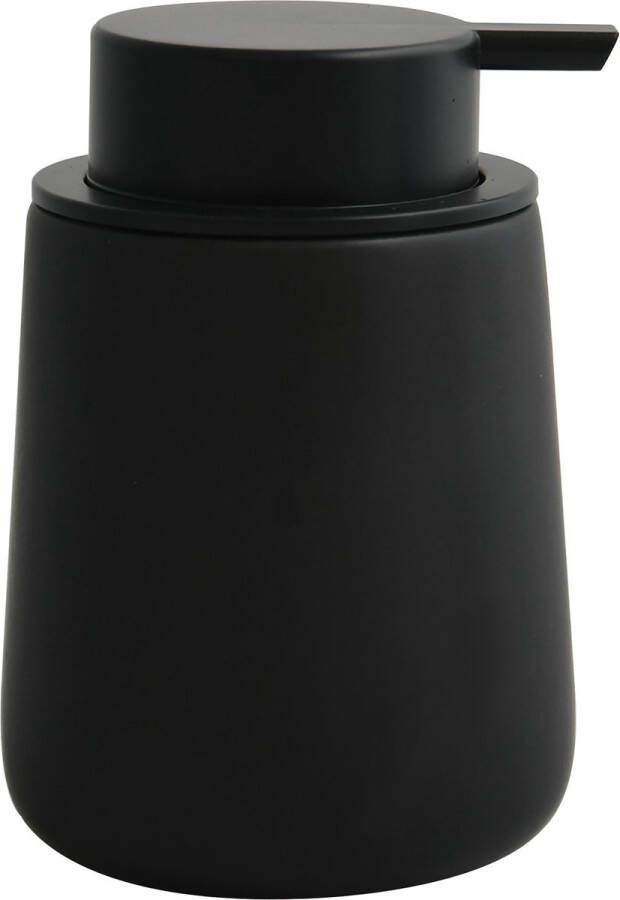 Spirella MSV Zeeppompje dispenser Malmo Keramiek zwart 8 5 x 12 cm 300 ml Zeeppompjes