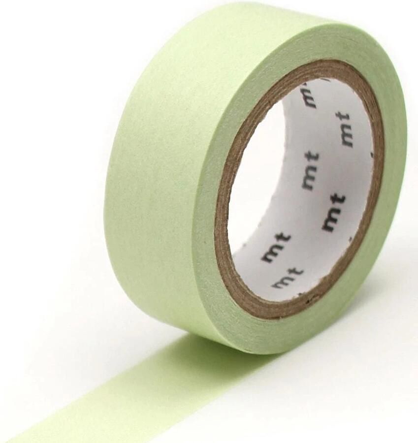 MT Masking tape 7m series: pastel leaf Washi Tape 15 mm breed