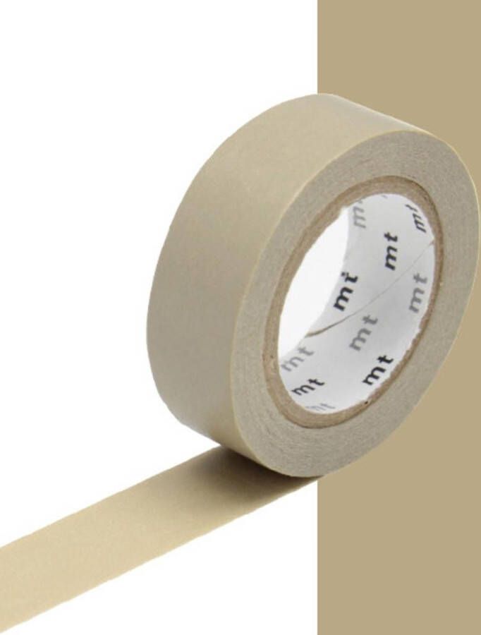 MT Masking tape Beige 7 meter x 1 5 cm. Washi Tape Licht Bruin