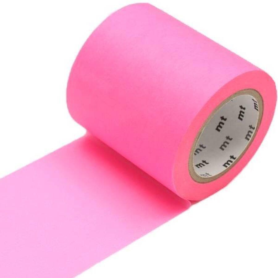 MT Masking tape MT washi tape casa shocking pink 50 mm Masking Tape Roze