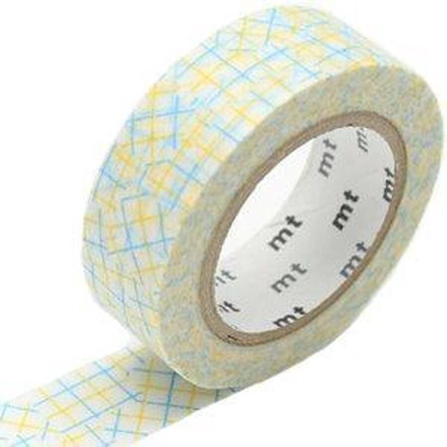 MT Masking tape MT washi tape check collage yellow