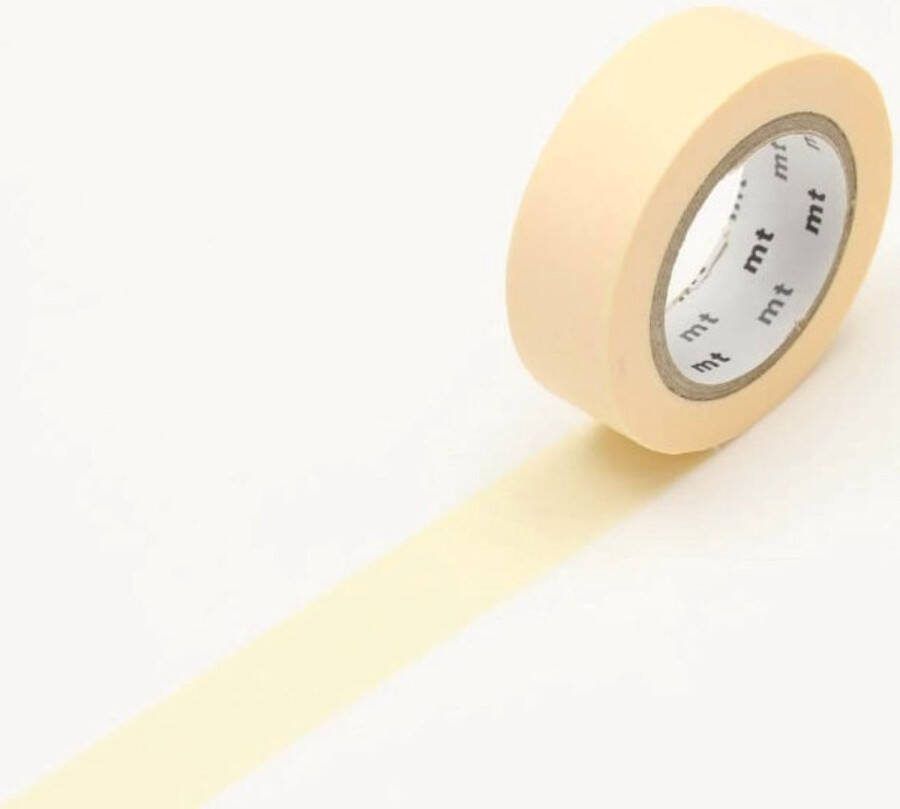 MT Masking tape Pastel ecru 10 meter x 1 5 cm breed Washi Tape
