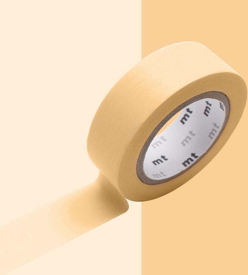 MT Masking tape Pastel oranje 10 meter x 1 5 cm breed Washi Tape Orange