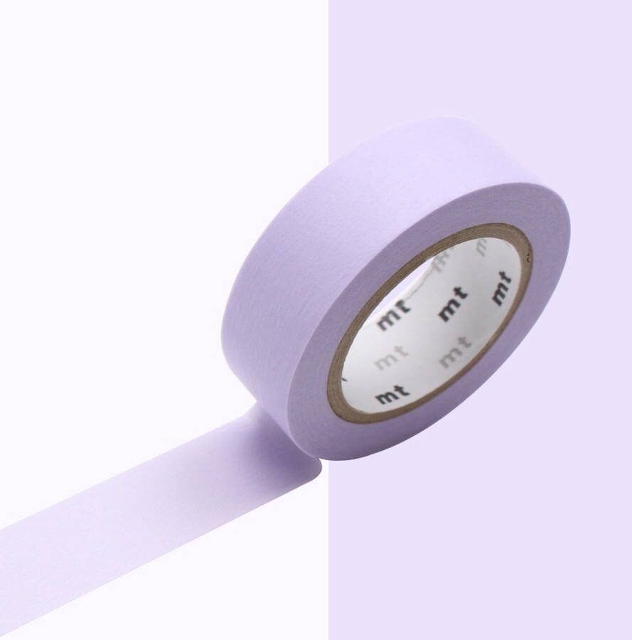 MT Masking tape Pastel paars 10 meter x 1 5 cm breed Washi Tape Purple