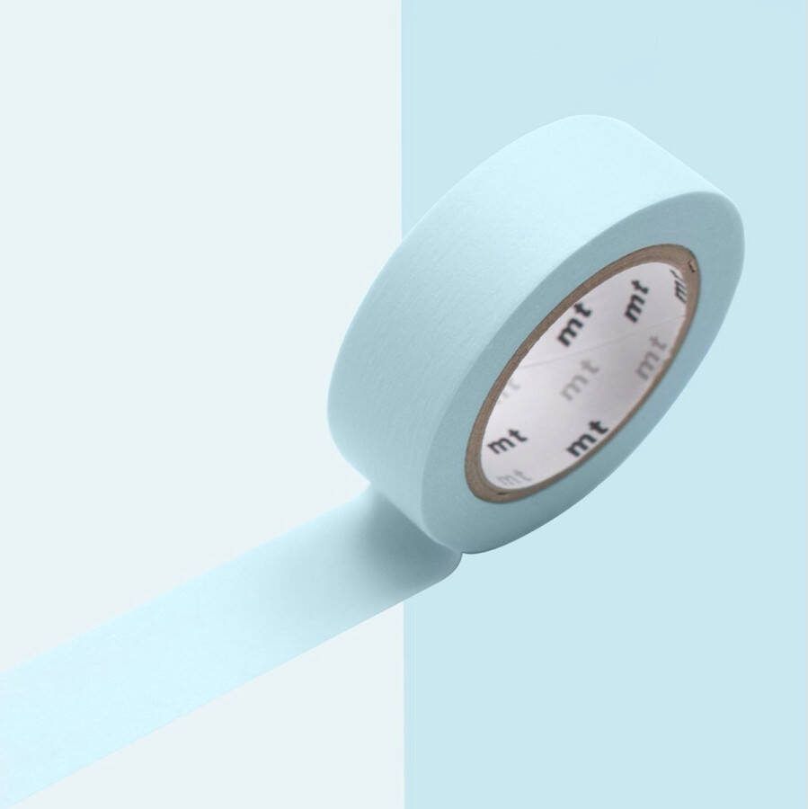 MT Masking tape Pastel powder blue 10 meter x 1 5 cm breed Washi Tape blauw