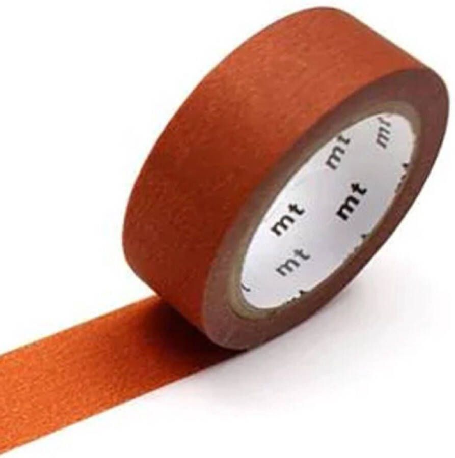 MT Masking tape Washi Tape Burnt Orange 1 5 cm x 7 meter