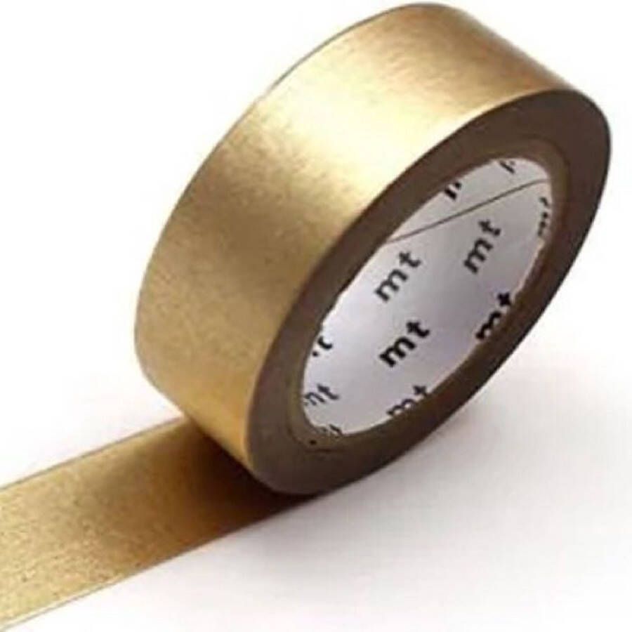 MT Masking tape Washi Tape Goud met glans 7m series: champagne gold (high brightness)