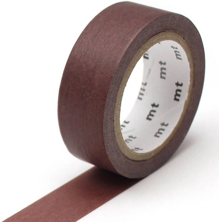 MT Masking tape Washi Tape Grayish Red 1 6 cm x 7 meter
