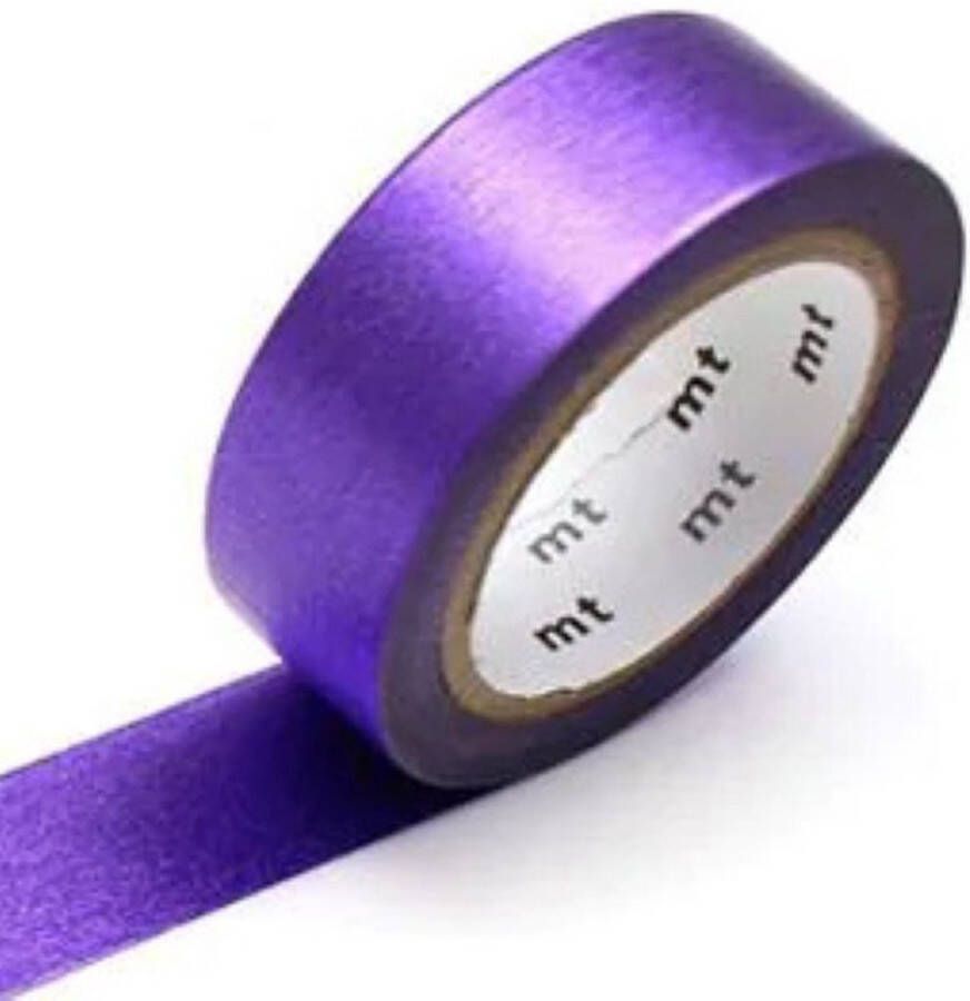 MT Masking tape Washi Tape Paars met Glans 7m series: purple (high brightness)